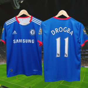 2010/11 Chelsea FC Home Jersey – Didier Drogba #11 (The Double Season)